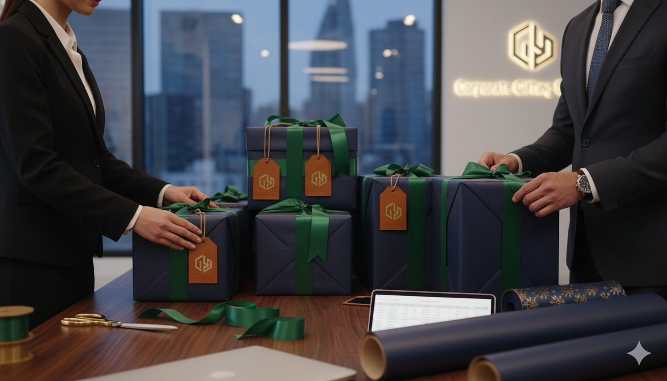 Corporate gift wrapping services